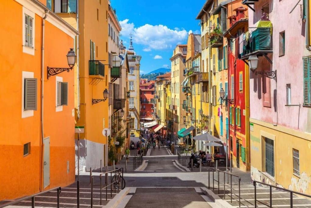 Studio A Louer Au Coeur Du Carre Dor A Nice, Rue Dalpozzo A 150 Metres Des Plages Eksteriør billede